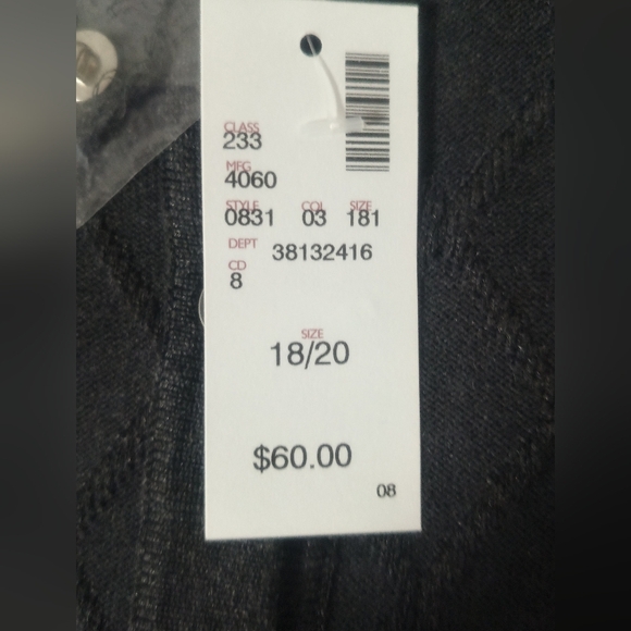 New Gray Cardigan / Size 2X - Picture 5 of 9